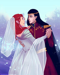 Nerdanel x Feanor Wedding