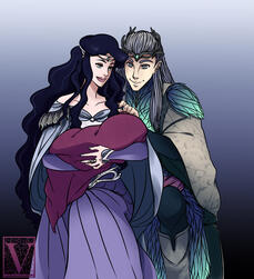 Melian, Thingol & bb Luthien