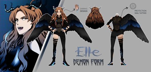 Elle Demon Form